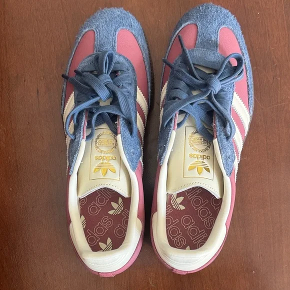 adidas Pink and Blue Women's Sneakers - Picture 1 of 4